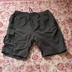 Baleaf Men's Dark Gray Cargo Shorts